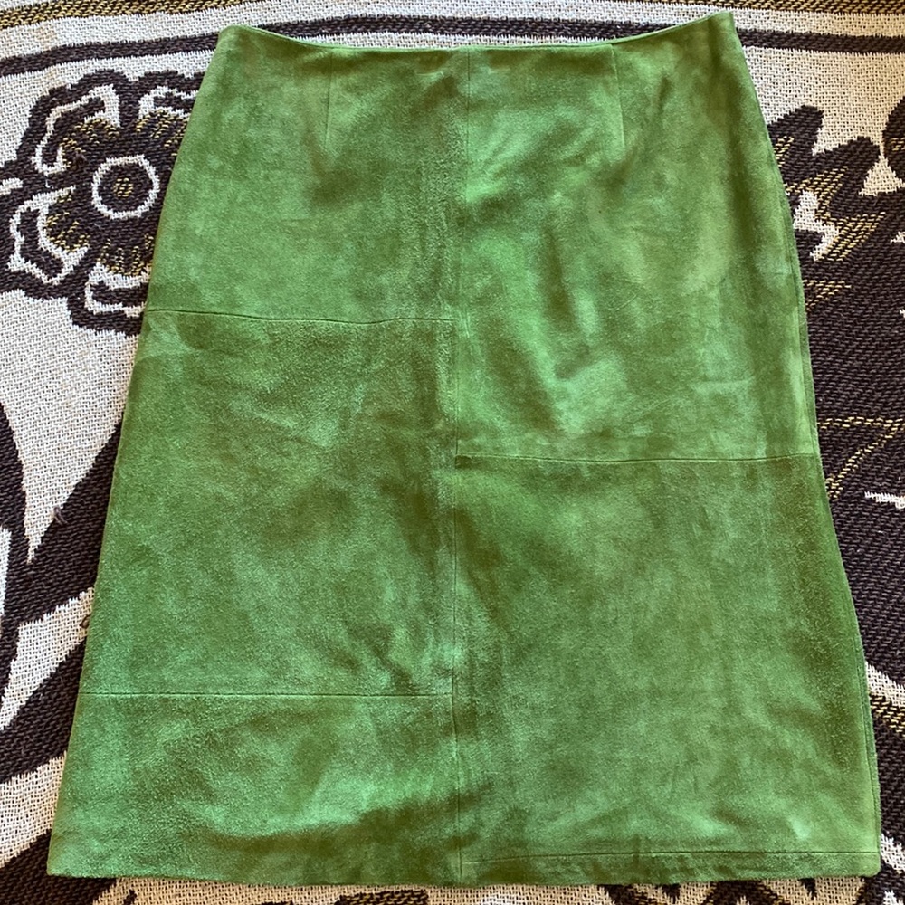 Vintage green midi skirt